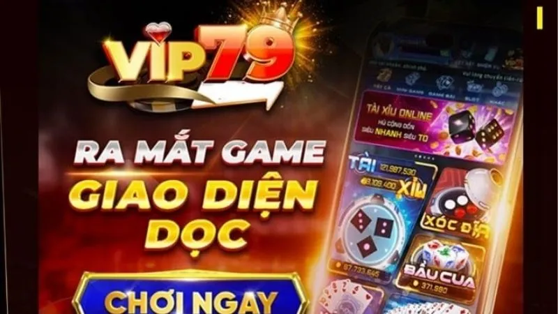 Sân chơi Vip79 với giao diện hiện đại, dễ thao tác trên mọi thiết bị