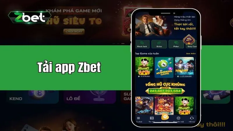 Tải app Zbet cho máy hệ điều hành Android.