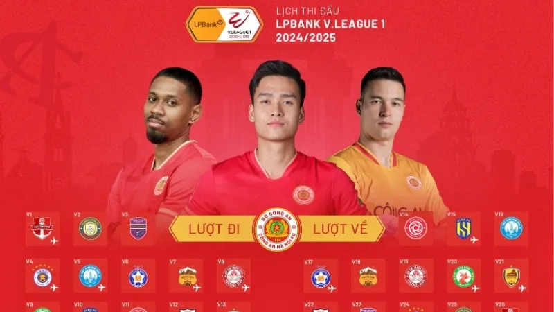 Cập nhật lịch thi đấu V-League 2025 mới nhất