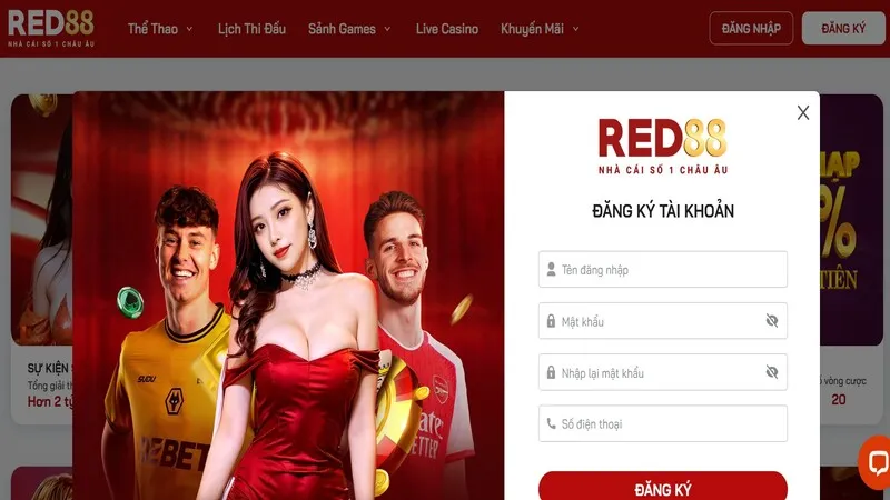 Truy cập chuẩn link để vào chơi game trên Red88.